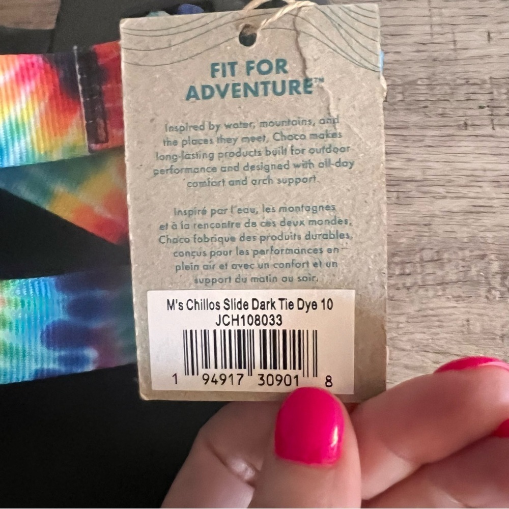 Chaco Sandals Men’s New Tie Dye Size 10 - Picture 2 of 2